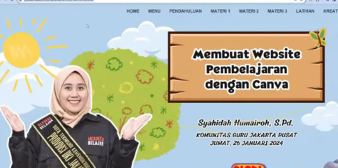 Membuat Website Pembelajaran menggunakan Canva